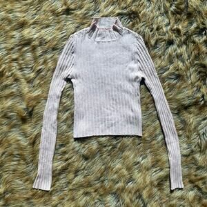 Double Zero Pink Cropped Longsleeve